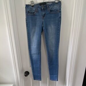 Aéropostale Women's Slim Jegging Jeans Blue Denim Cotton Blend Size 4 Regular